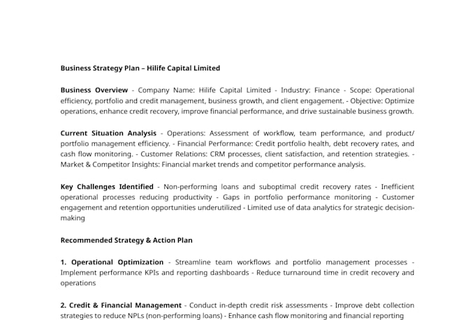 improve business performance management